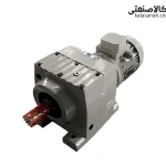 الکتروگیربکس شریف هلیکال شافت مستقیم طرح SEW مدل R57-5/5KW/320RPM
