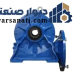 گیربکس سهند حلزونی MVF نرمال سایز 110 پایه دار نسبت تبدیل 23 ورودی 28 پوسته چدن