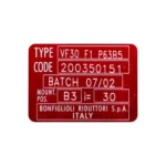 گیربکس کتابی بنفیگلیولی VF30 F1 نسبت 30 مدل P63B5 ایتالیا - Image 2