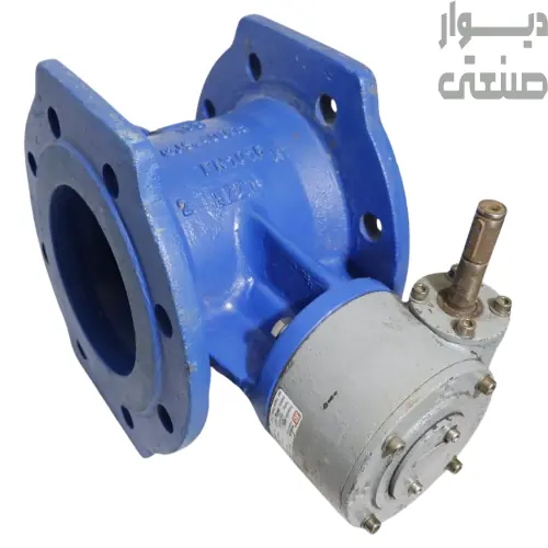 finale1 شیر پروانهای گیربکسی فلنج دار 6 اینچ 16 بار میراب | باترفلای ولو DN150 PN16 - Image 1