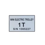 تلوری جرثقیل برقی 1 تن مدل Mini Electric Trolley - Image 2