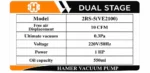 پمپ وکیوم روغنی VE-2100 هامر - Image 3