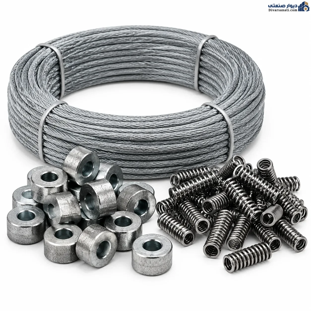 d2878dd2-9153-4fd4-a15f-a4b8102642bb سیستم سیم الماسه برش سنگ و کوه Diamond wire& segment با لقمه الماسه و فنر MA30-3 - Image 1