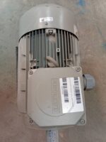 الکتروموتور الکتروژن سه فاز 7.5 اسب 5.5 کیلووات پوسته آلومینیوم 3000 دور B3 - Image 3