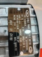 الکتروموتور ایدهآل تک فاز 0.55 کیلووات 1500 دور B3 مدل YC90S-4 - Image 5
